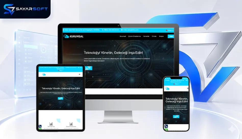 IT / Bilişim / Ajans Hazır Web Sitesi