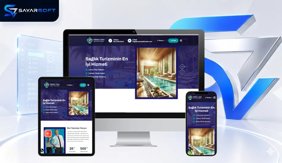 Uluslararası Sağlık Turizmi ve Medikal Hizmetler Web Sitesi Paketi