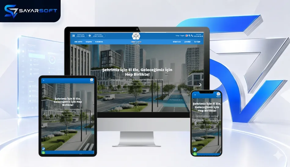 Belediye, İlçe ve Şehir Tanıtım Web Sitesi Paketi