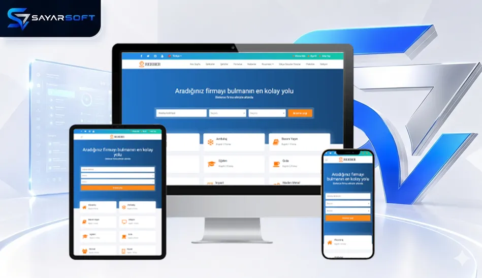 Firma Rehberi ve İşletme Listeleme Web Sitesi Paketi