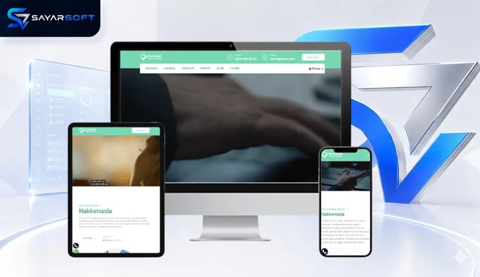 TV ve Uydu Sistemleri Hazır Web Sitesi Paketi