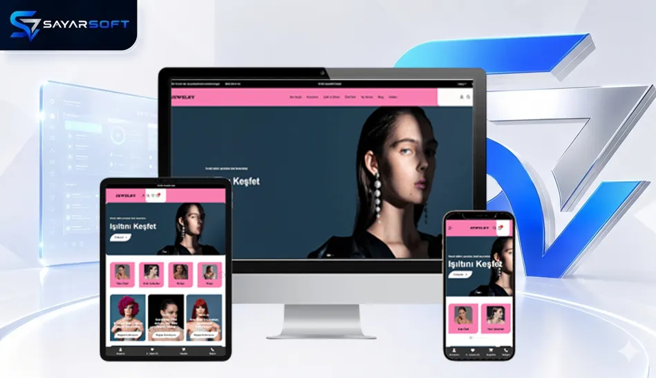 E-Ticaret Takı ve Aksesuar Satışı Hazır Web Sitesi Paketi