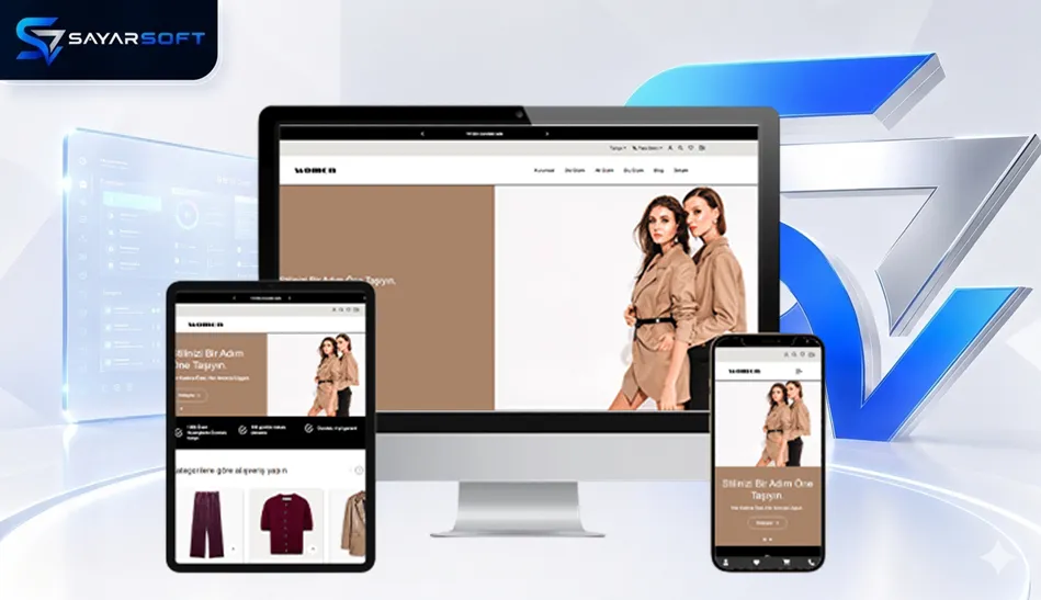 E-Ticaret Tekstil ve Giyim Ürünleri Satışı Hazır Web Sitesi Paketi