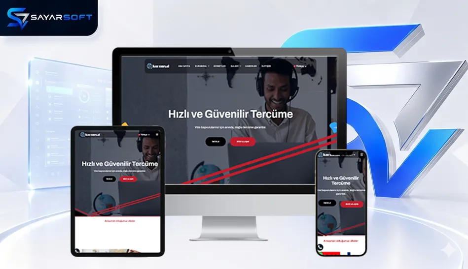 Vize Danışmanlığı ve Tercümanlık Hizmetleri Web Sitesi Paketi