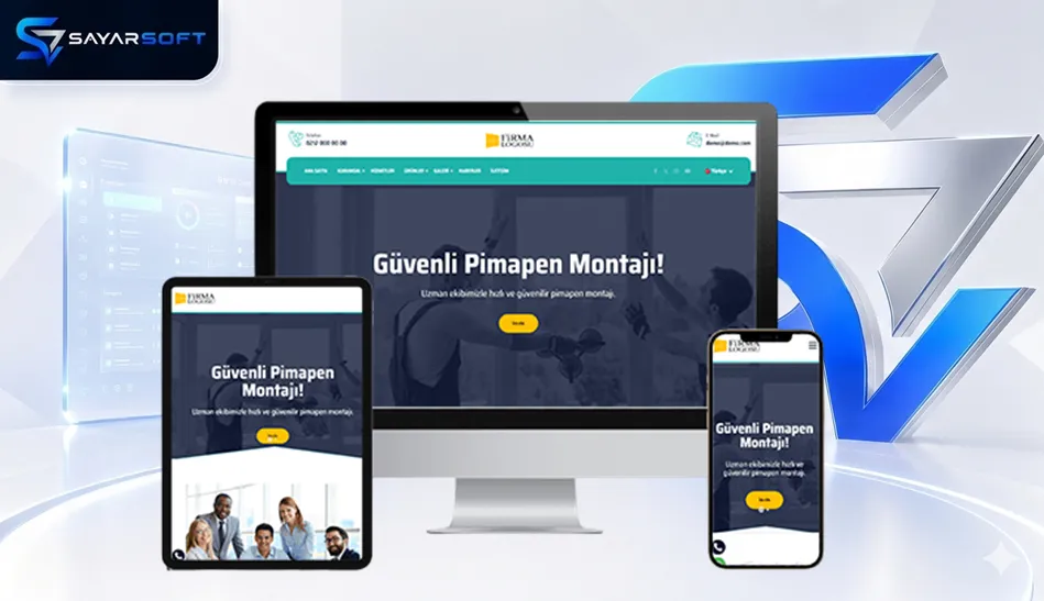 Pimapen, Sineklik ve Tamir Hizmetleri Web Sitesi Paketi