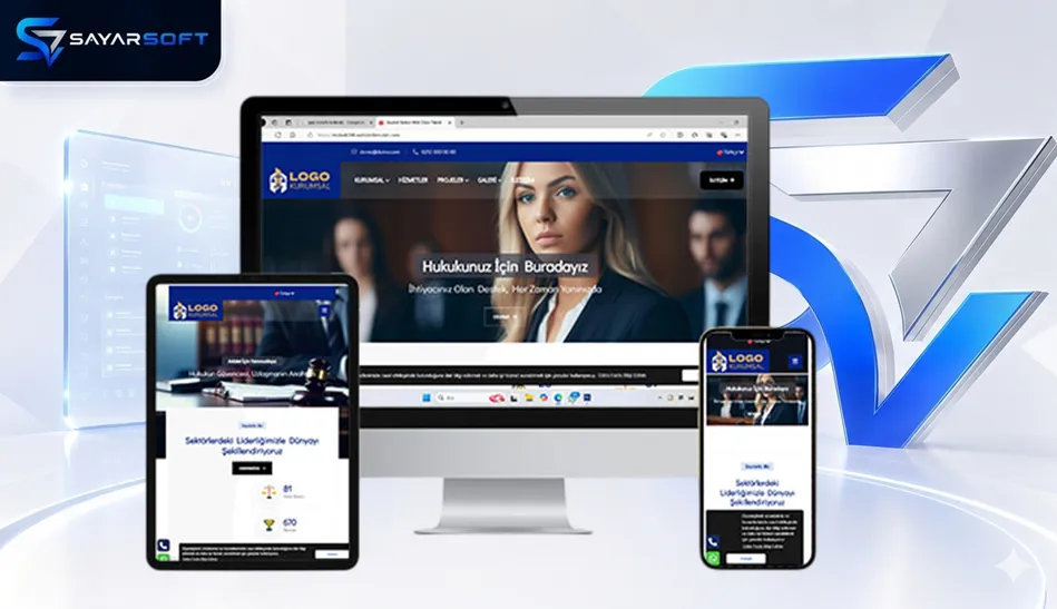 Avukatlık ve Arabuluculuk Hizmetleri Web Sitesi Paketi