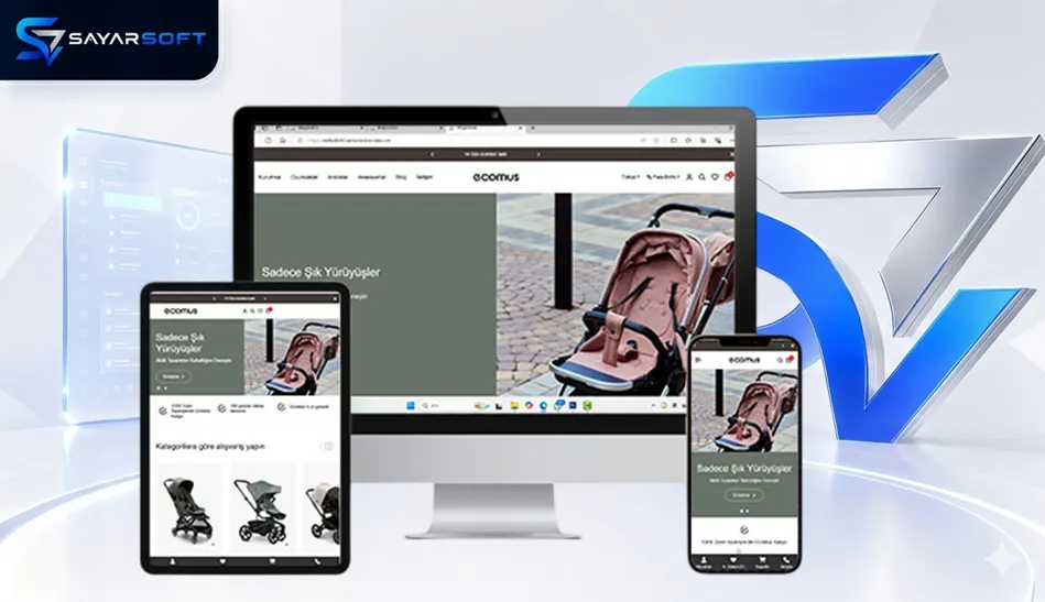 E-Ticaret Bebek ve Çocuk Ürünleri Satış Web Sitesi Paketi