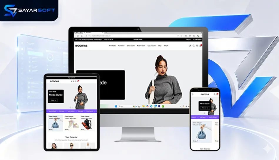 E-Ticaret Butik ve Moda Ürünleri Satış Web Sitesi Paketi