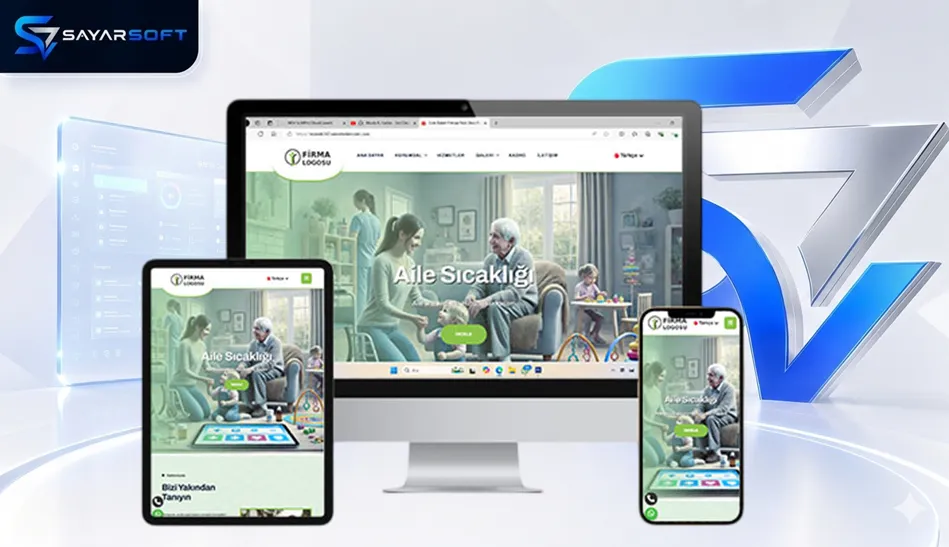 Evde Bakım ve Sağlık Hizmetleri Web Sitesi Paketi
