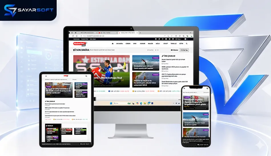 Dergi, Blog ve Haber Portalı Web Sitesi Paketi
