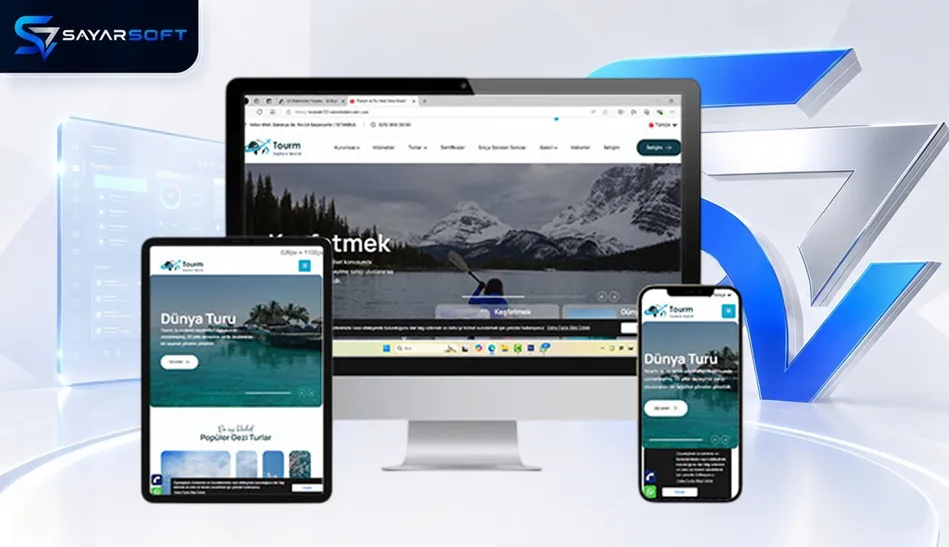 Tur ve Seyahat Acentesi Web Sitesi Paketi