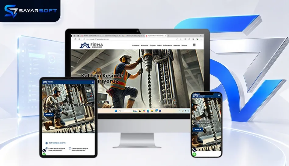 Karotçu ve Beton Delme Web Sitesi Paketi