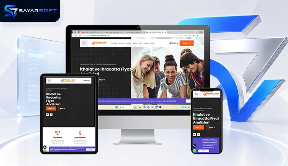 İthalat ve İhracat Firması Web Sitesi Paketi