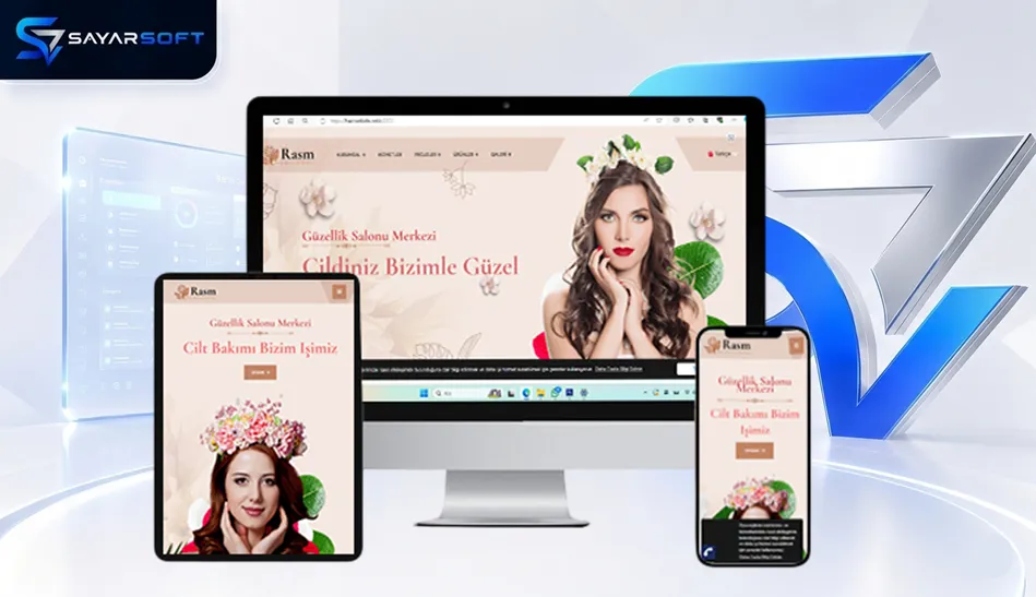 Güzellik Merkezi ve Cilt Bakımı Web Sitesi Paketi