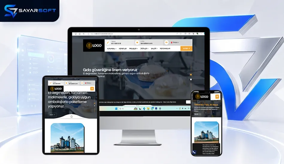 Gıda Paketleme ve Seri Üretim Firması Web Sitesi Paketi