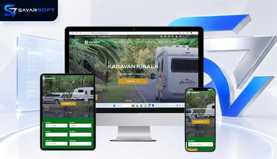 Karavan Kiralama Şirketi Web Sitesi Paketi