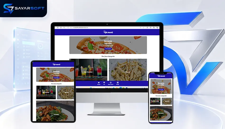 Hazır QR Menü Hazır Web Sitesi Paketi