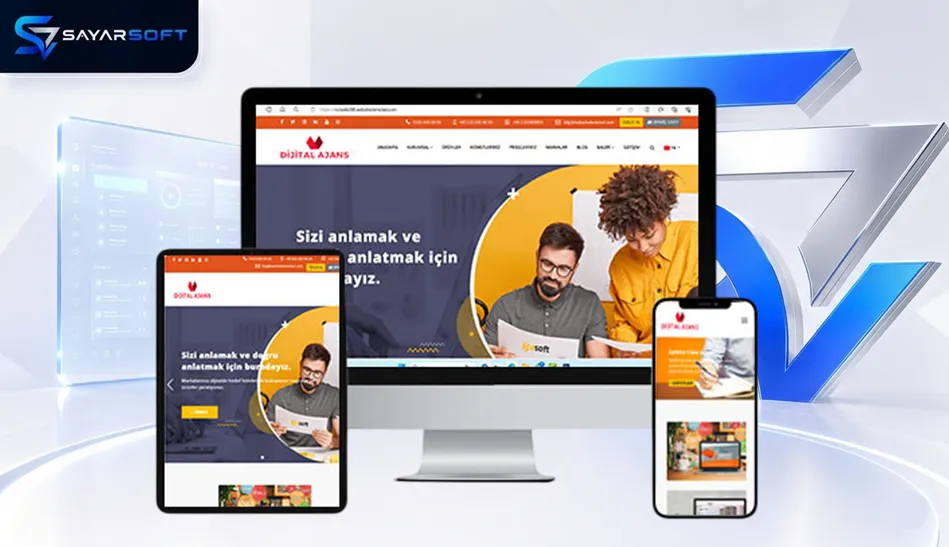 Bilişim ve Reklam Ajansı Şirketi Web Sitesi Paketi