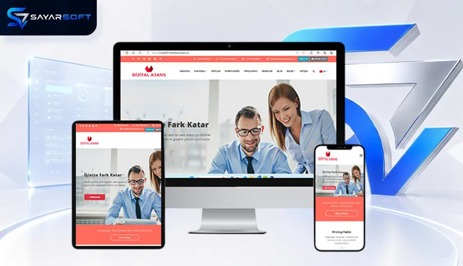 Hazır Dijital Ajans Web Sitesi Paketi