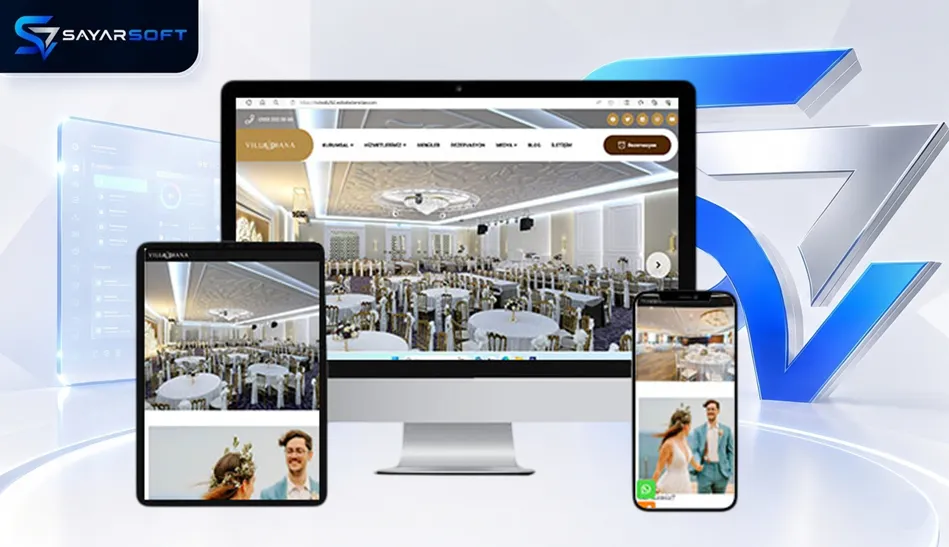 Düğün Salonu Hazır Web Sitesi Paketi
