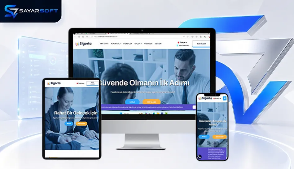 Sigortacılık Hazır Web Sitesi Paketi