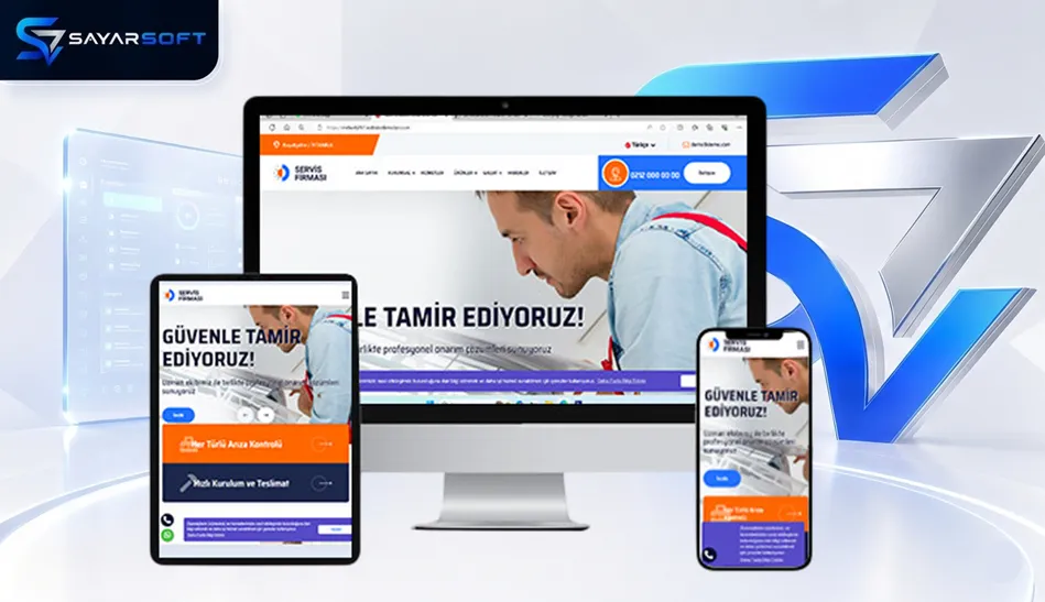 Tesisat ve Klima Servisi Hazır Web Sitesi Paketi