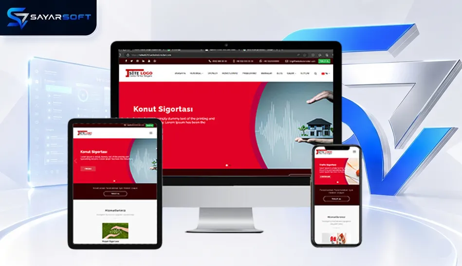 Kurumsal Sigorta Firması Hazır Web Sitesi Paketi