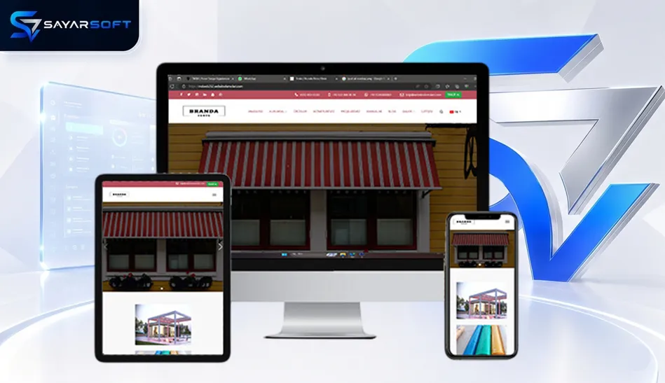Tente ve Branda Sistemleri Hazır Web Sitesi Paketi