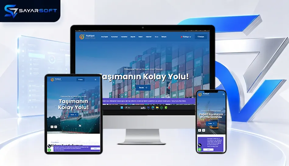 Nakliyat ve Taşımacılık Firması Hazır Web Sitesi Paketi