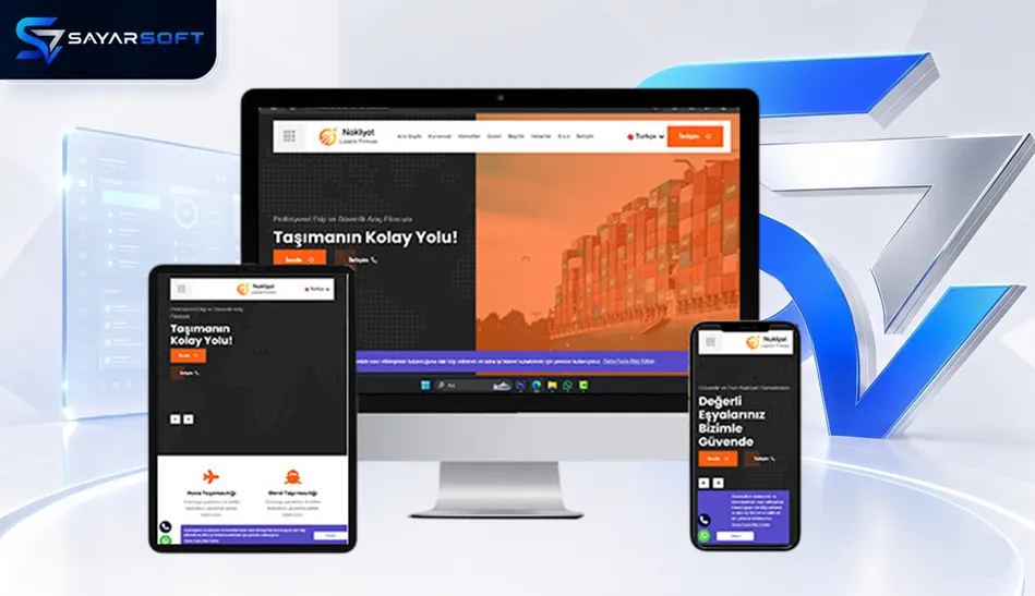 Nakliyat ve Evden Eve Taşımacılık Hazır Web Sitesi Paketi