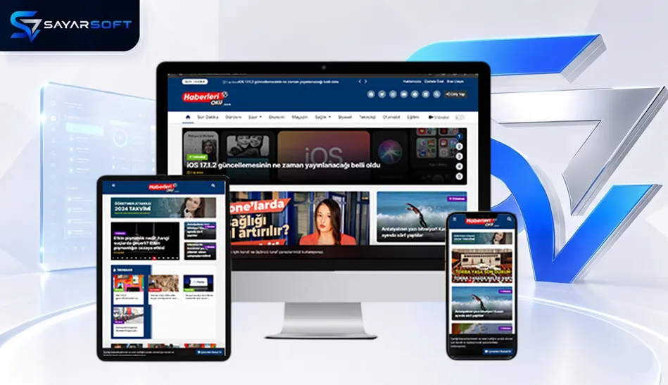 Kurumsal Haber ve Medya Hazır Web Sitesi Paketi