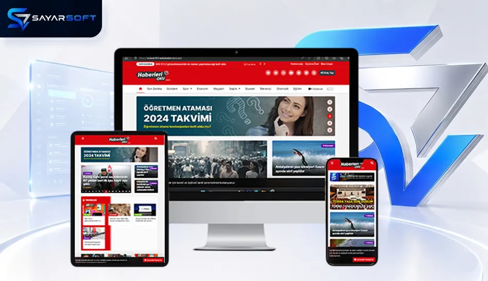 Profesyonel Haber Portalı Hazır Web Sitesi Paketi