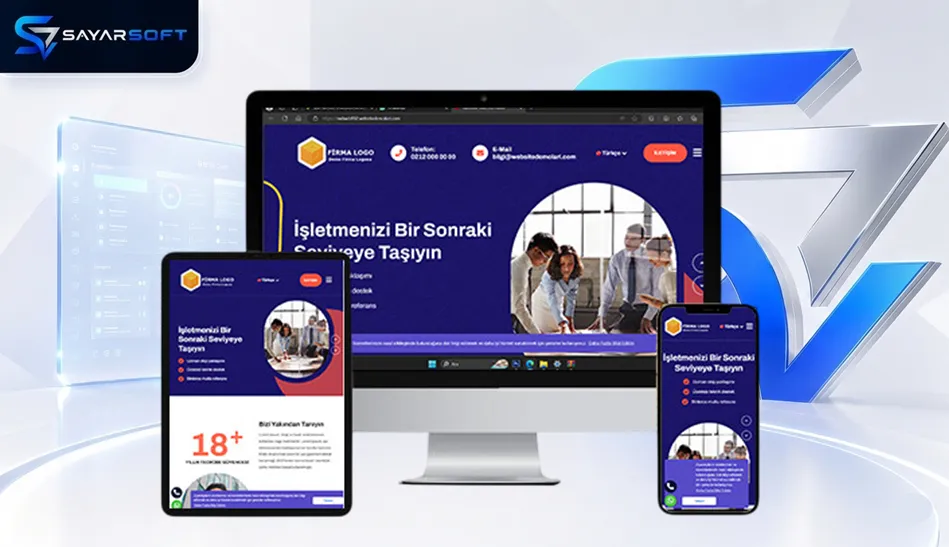Kurumsal Şirket ve Ajans Hazır Web Sitesi Paketi