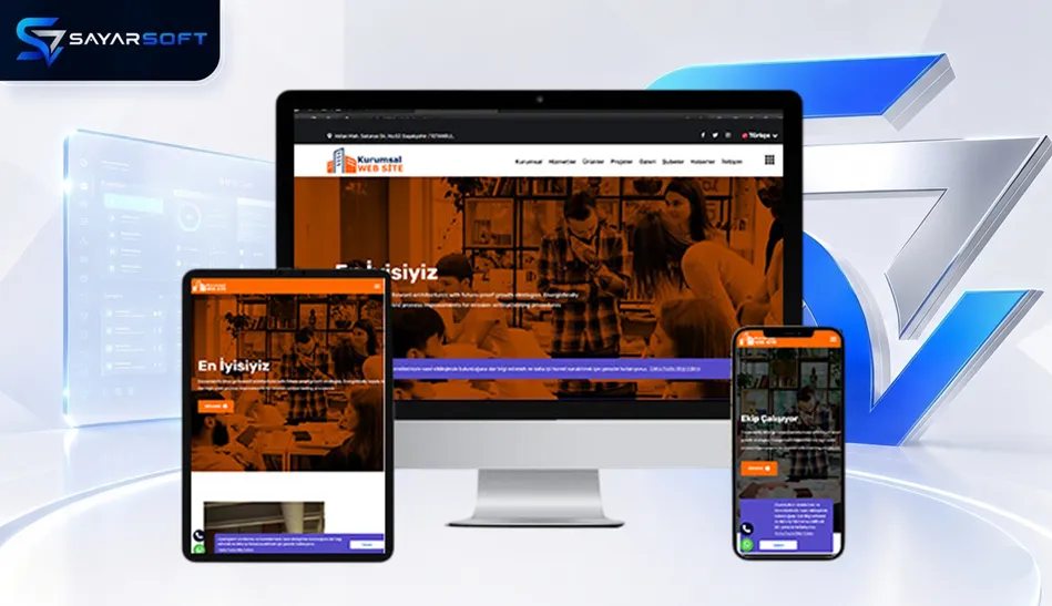 Mühendislik ve Teknik Hizmetler Web Sitesi Paketi