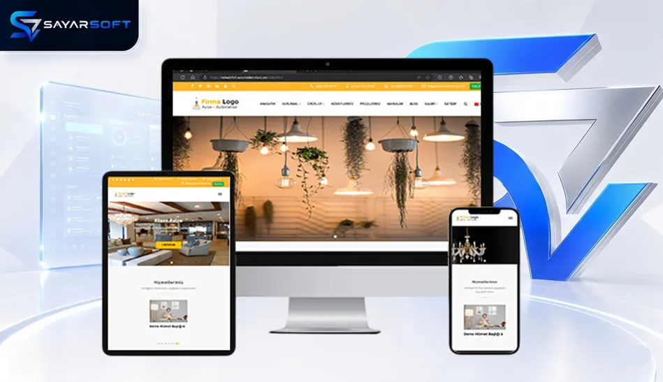 Avize ve Aydınlatma Sistemleri Web Sitesi Paketi