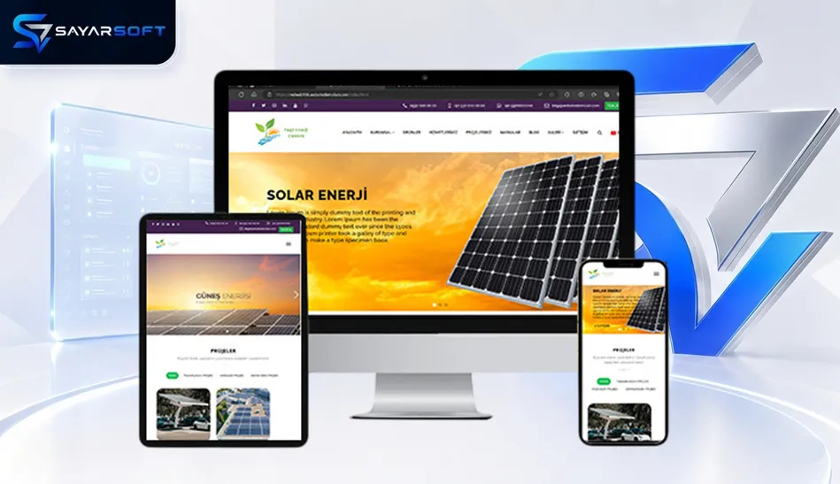 Yenilenebilir Enerji Firma Web Sitesi Paketi