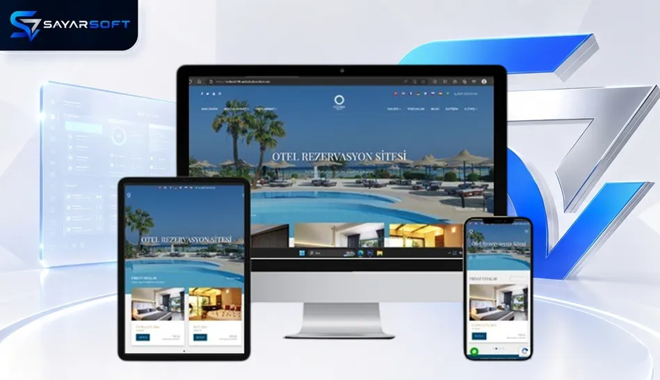 Hazır Otel ve Konaklama Web Sitesi Paketi