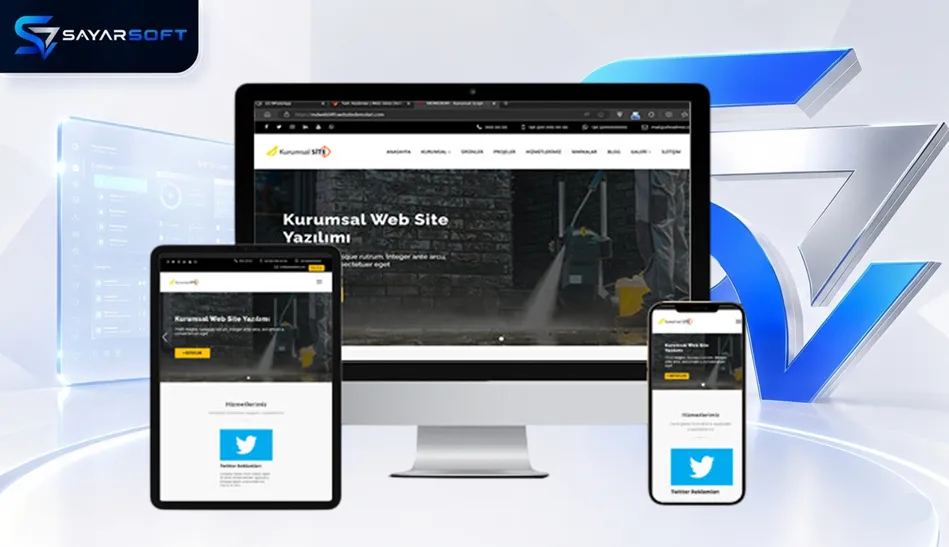 Hazır Kurumsal Şirket Web Sitesi