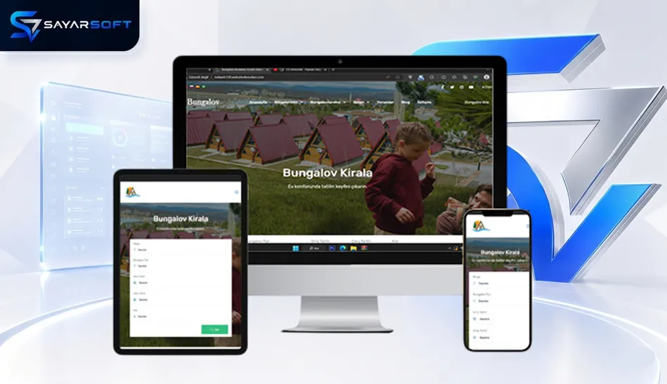 Bungalov Kiralama Hazır Web Sitesi