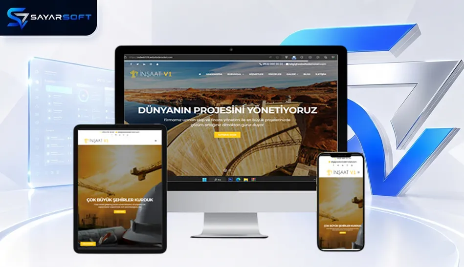 İnşaat ve Mimarlık Web Sitesi Paketi