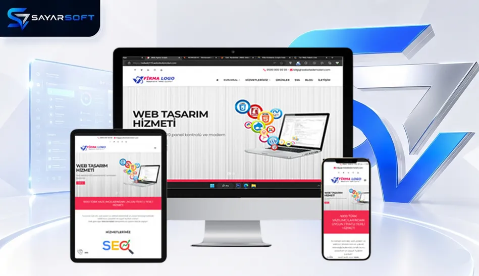 Web Tasarım ve Dijital Ajans Web Sitesi Paketi