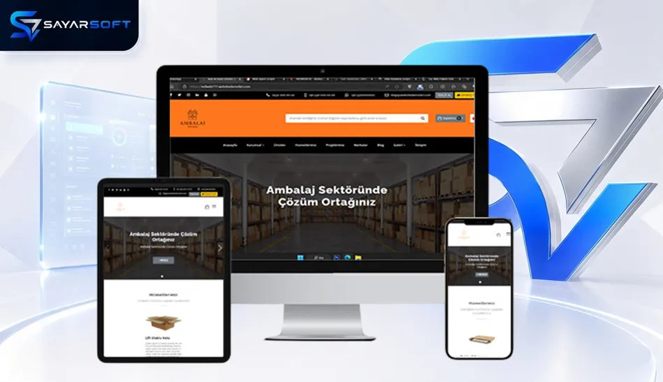 Koli ve Ambalaj Üretim Web Sitesi Paketi