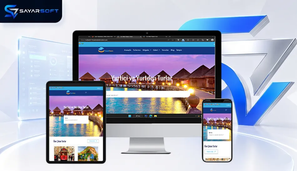 Tur ve Seyahat Web Sitesi Paketi