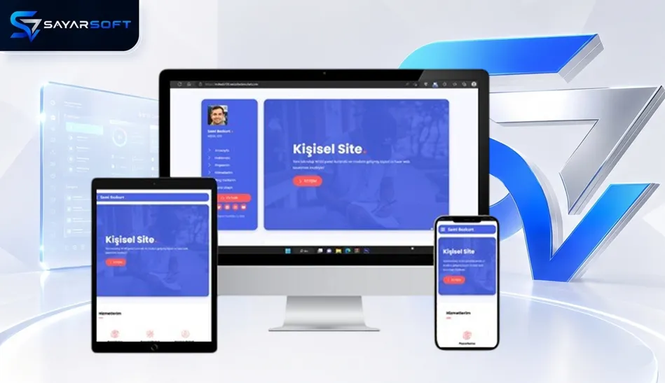 Kişisel Portfolyo ve CV Web Sitesi Paketi