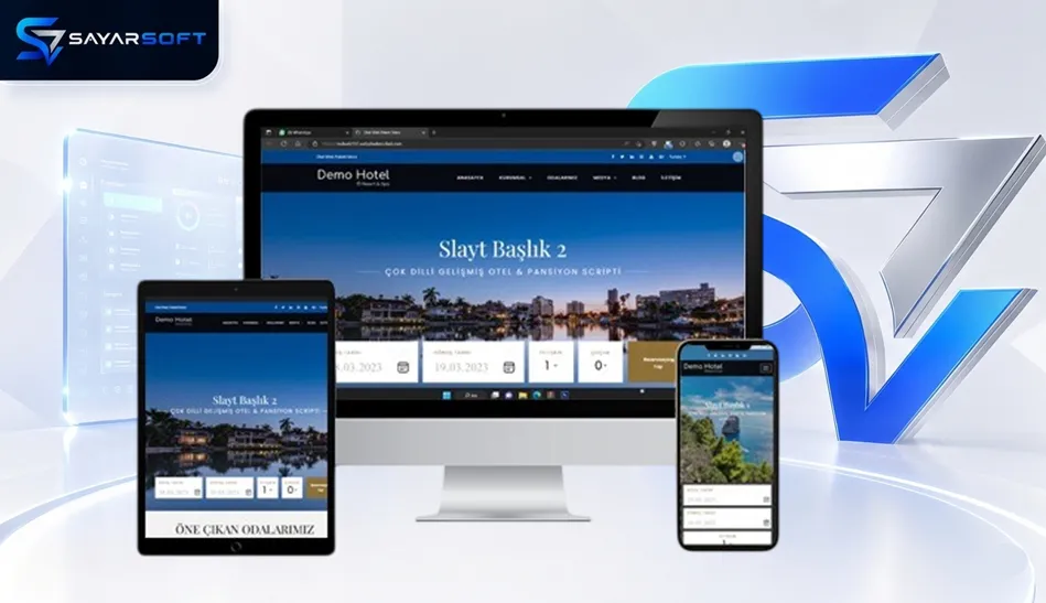Otel Rezervasyon ve Konaklama Web Sitesi Paketi