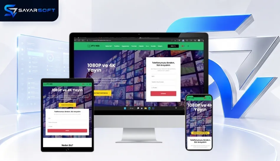 Telekomünikasyon ve IPTV Web Sitesi Paketi