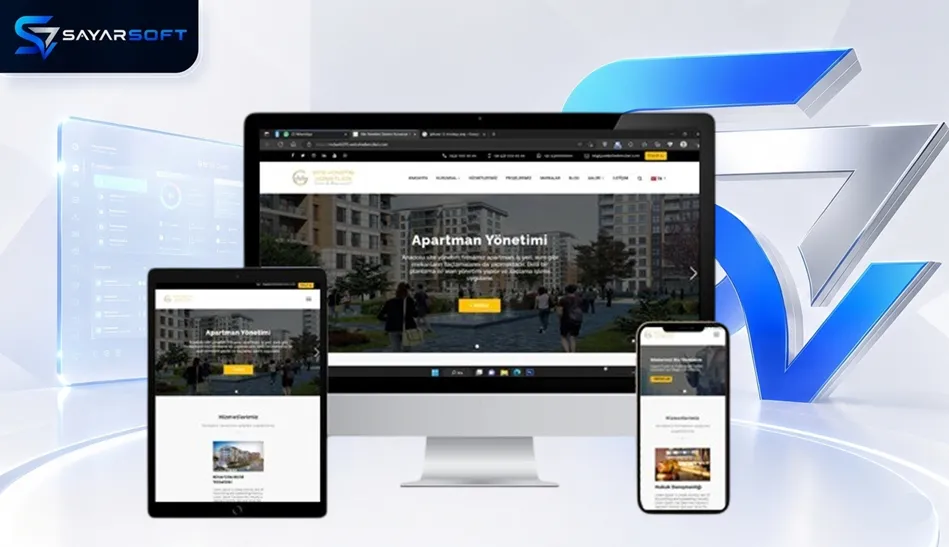 Site Yönetimi ve Apartman Yönetim Web Sitesi Paketi