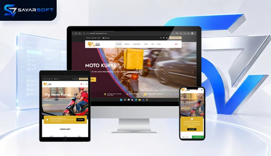 Kurye ve Kargo Takip Web Sitesi Paketi