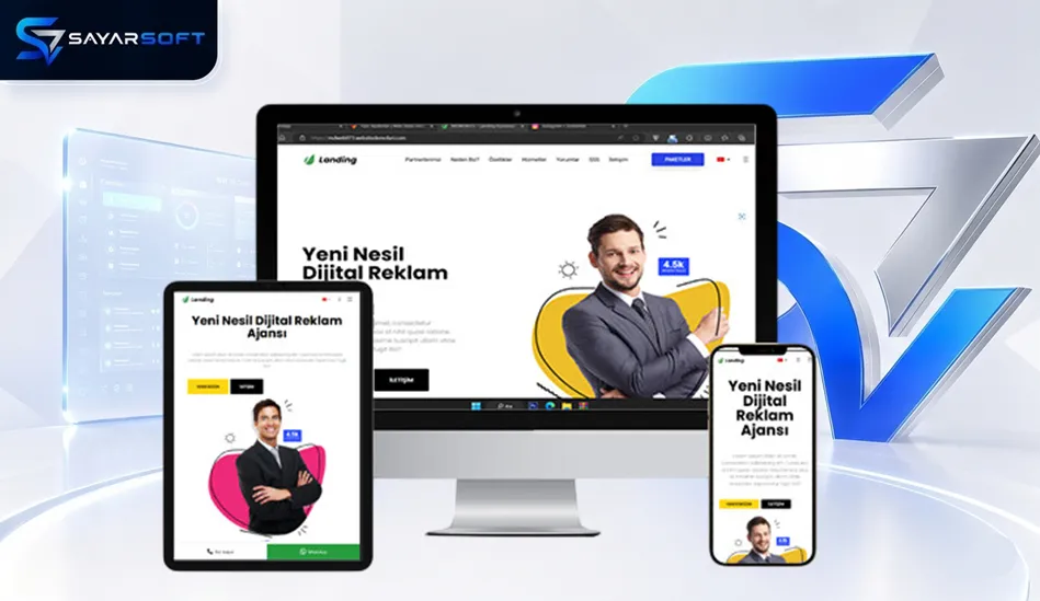 Dijital Reklam Ajansı Web Sitesi Paketi