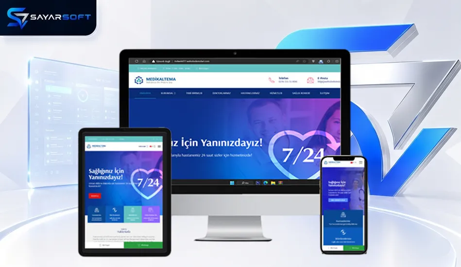 Medikal ve Hastane Web Sitesi Paketi